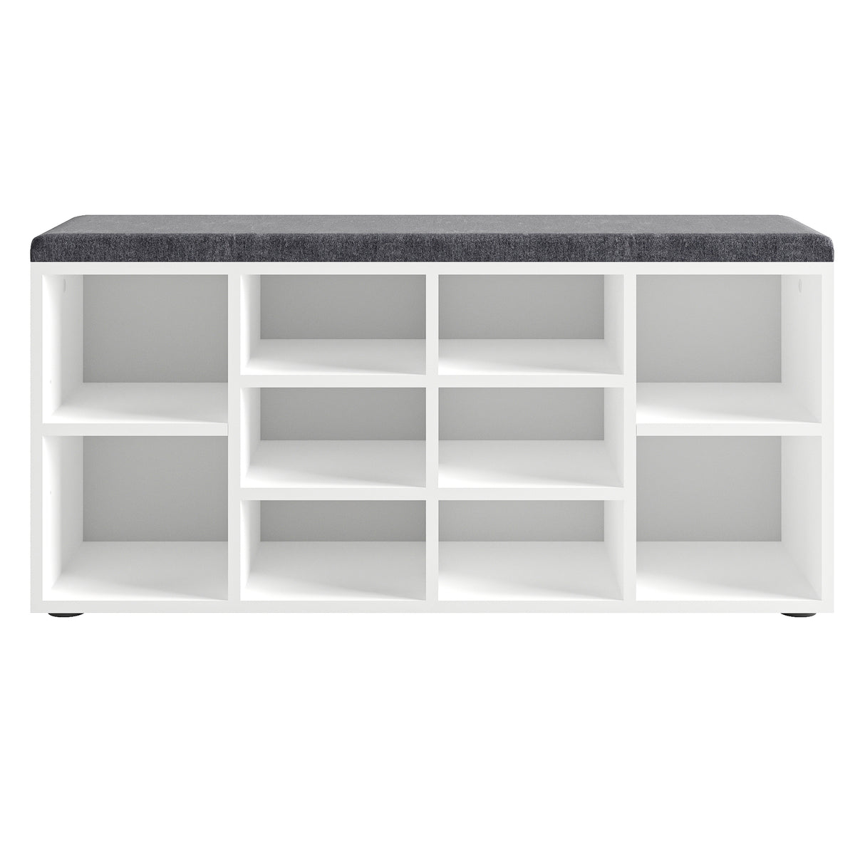 Schuhbank mit Sitzfläche mit 10 Fächern | Sofia 104