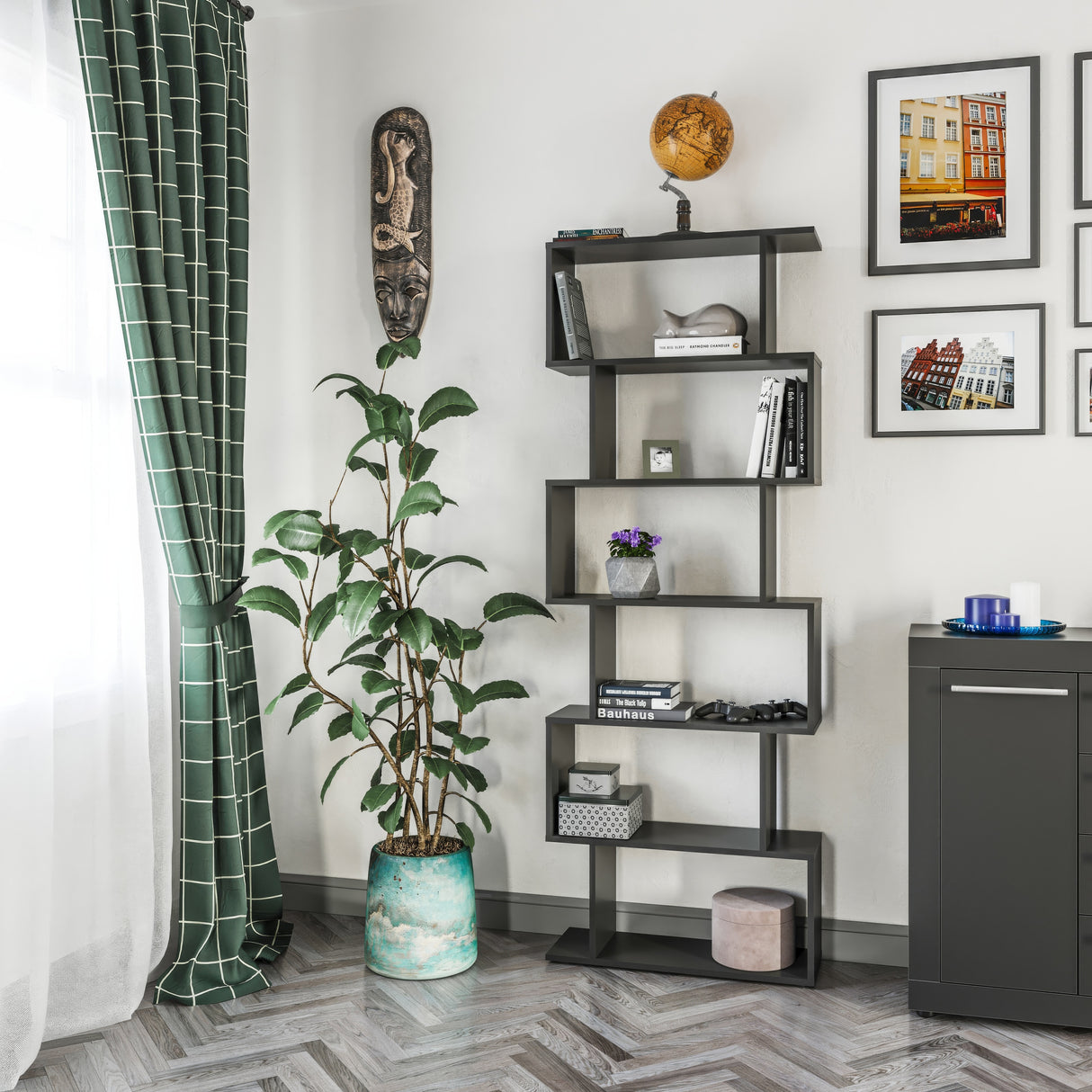 Bücherregal mit 6 Ebenen | Shelf 190S