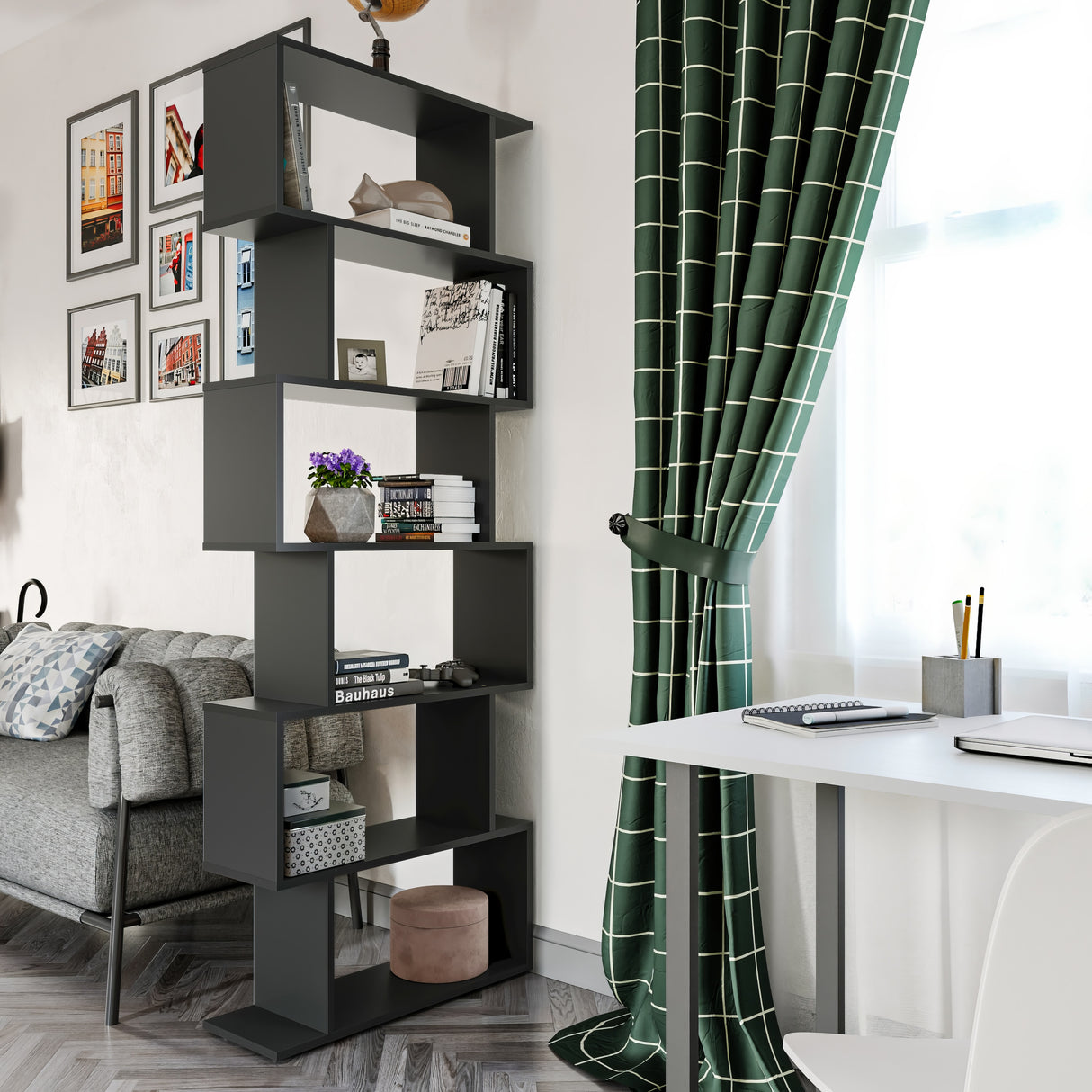 Bücherregal mit 6 Ebenen | Shelf 190S