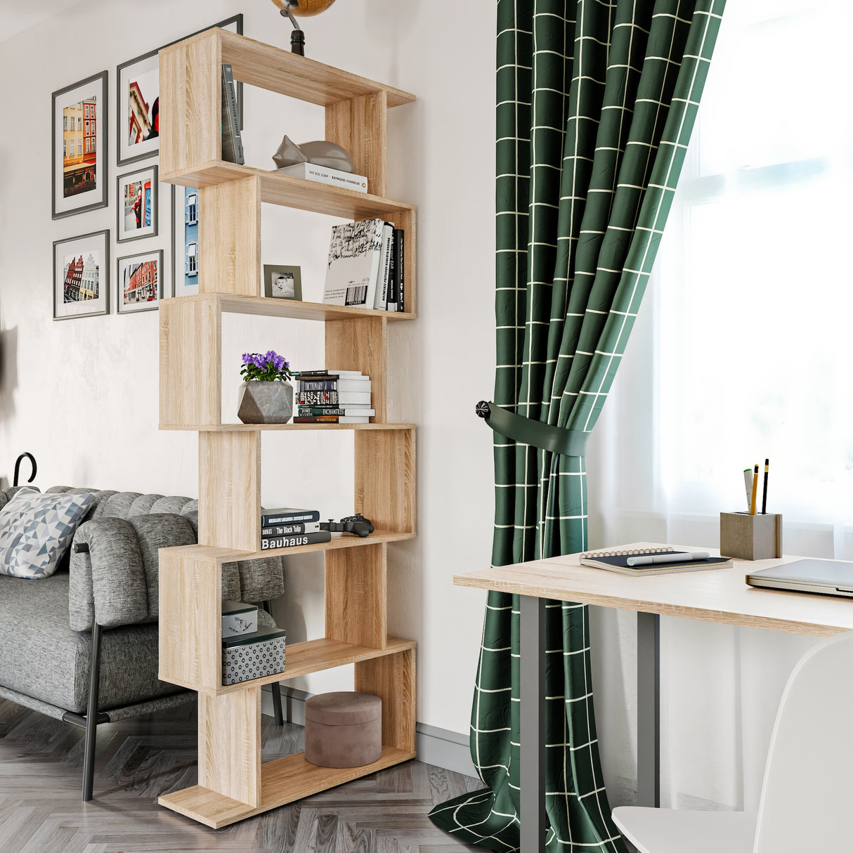 Bücherregal mit 6 Ebenen | Shelf 190S