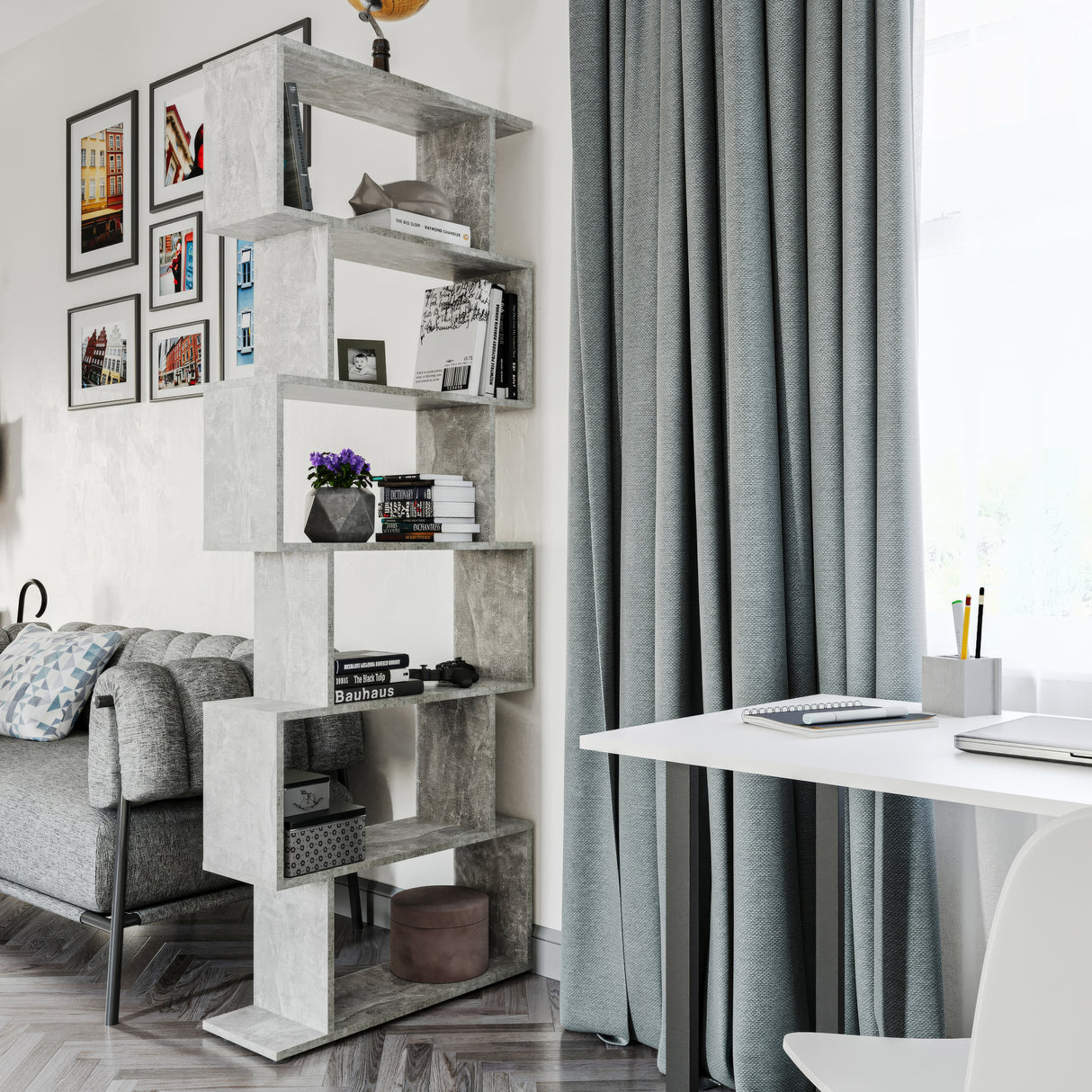 Bücherregal mit 6 Ebenen | Shelf 190S