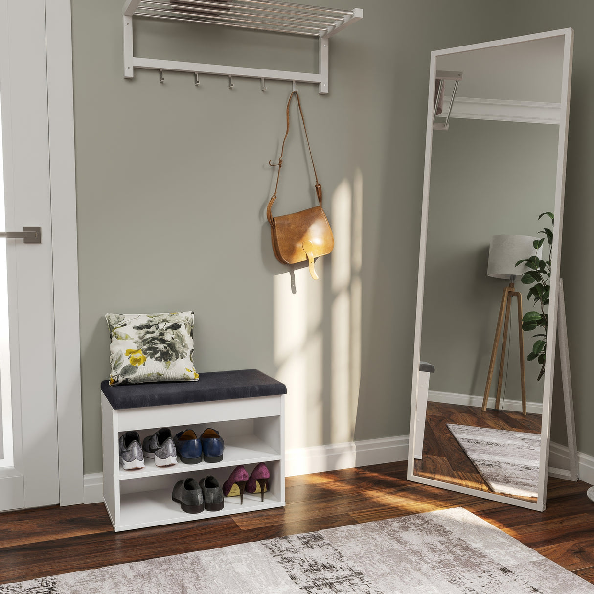 Schuhbank mit Sitzfläche | Sofia 60