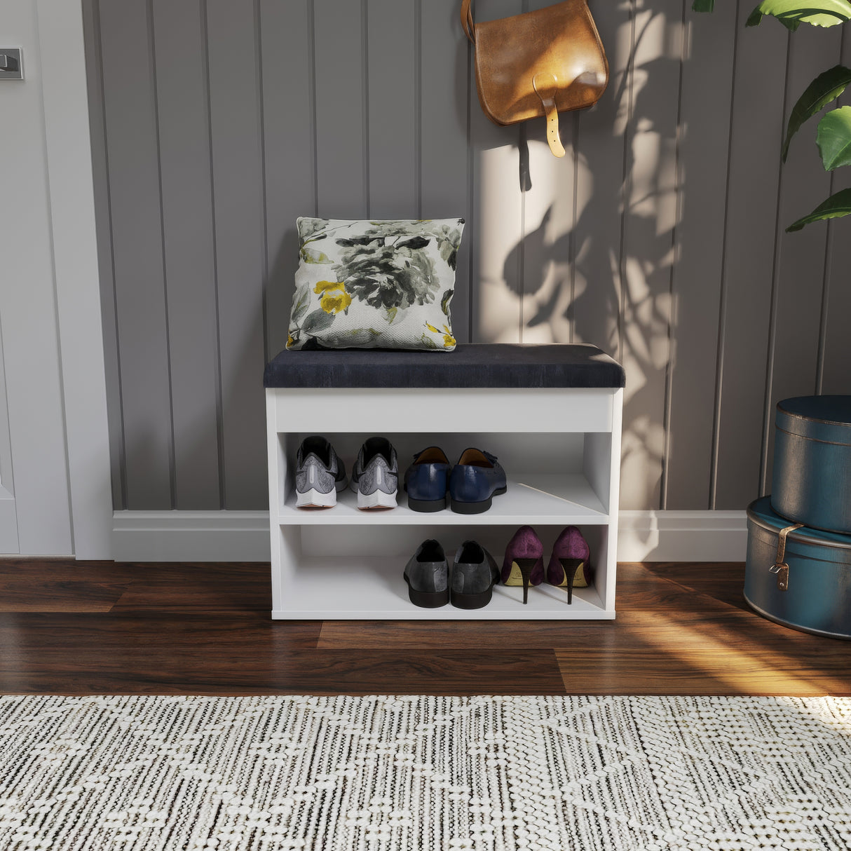 Schuhbank mit Sitzfläche | Sofia 60