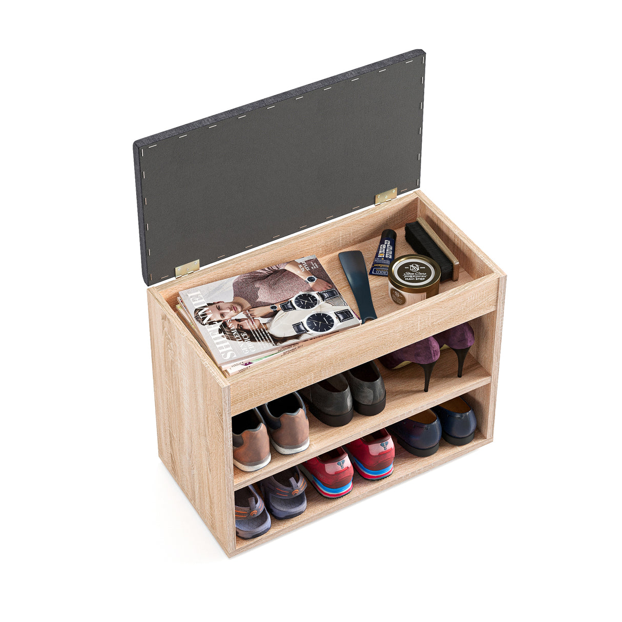 Schuhbank mit Sitzfläche | Sofia 60