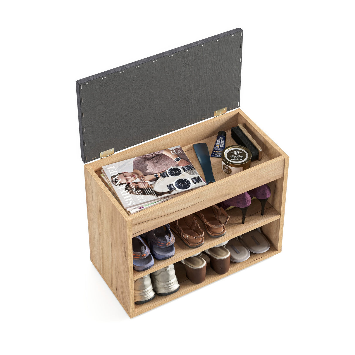 Schuhbank mit Sitzfläche | Sofia 60