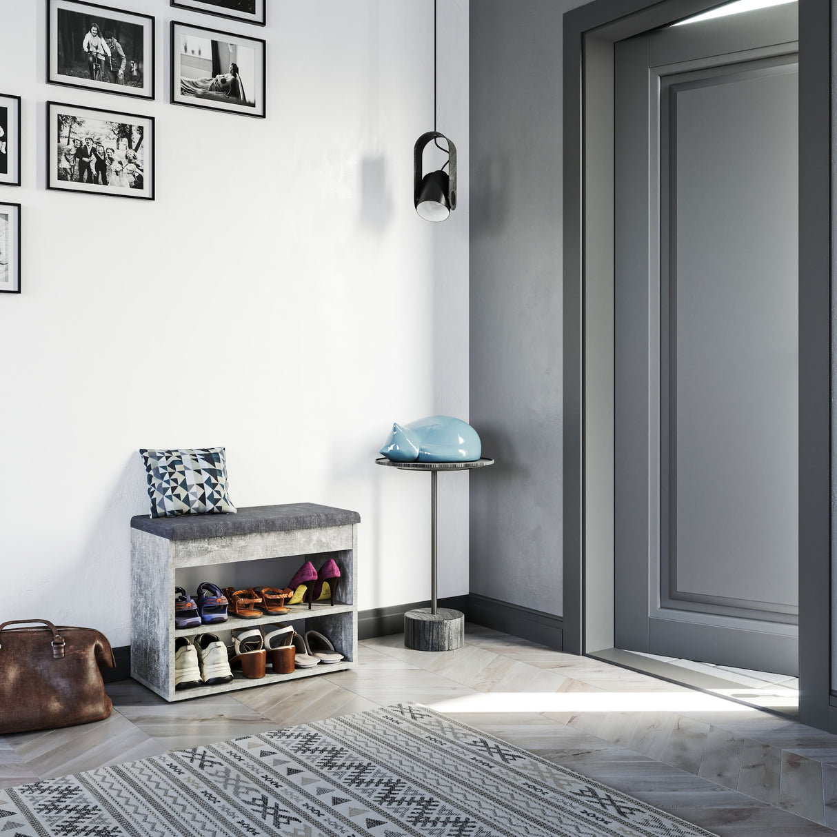 Schuhbank mit Sitzfläche | Sofia 60