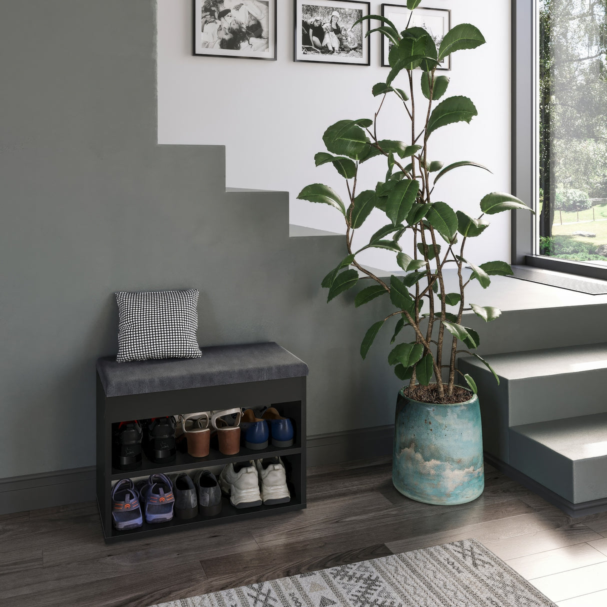 Schuhbank mit Sitzfläche | Sofia 60