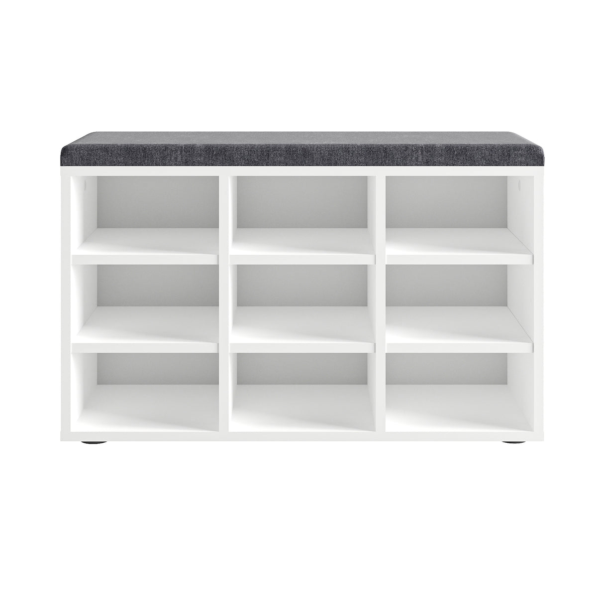 Schuhbank mit Sitzfläche mit 9 verstellbaren Fächern | Sofia 80