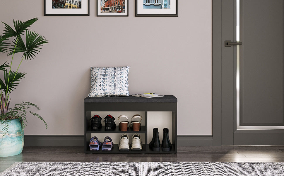 Schuhbank mit Sitzfläche, Garderobenbank | Sofia 8