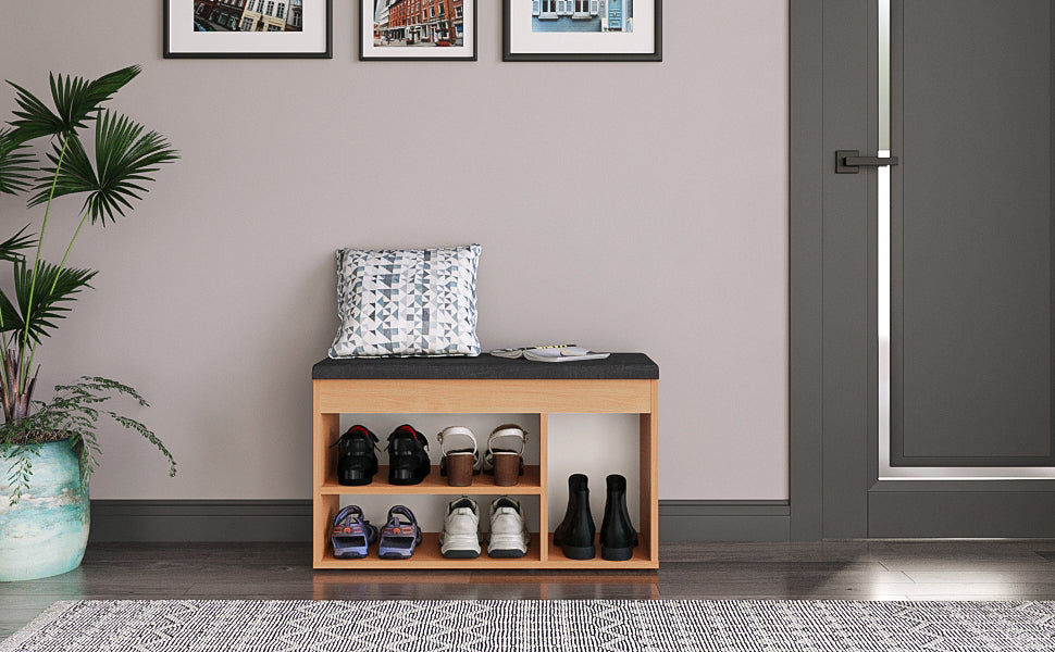 Schuhbank mit Sitzfläche, Garderobenbank | Sofia 8