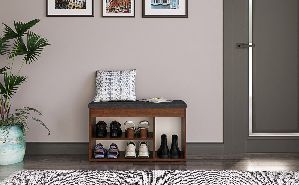 Schuhbank mit Sitzfläche, Garderobenbank | Sofia 8
