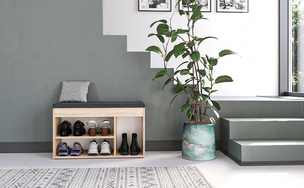 Schuhbank mit Sitzfläche, Garderobenbank | Sofia 8