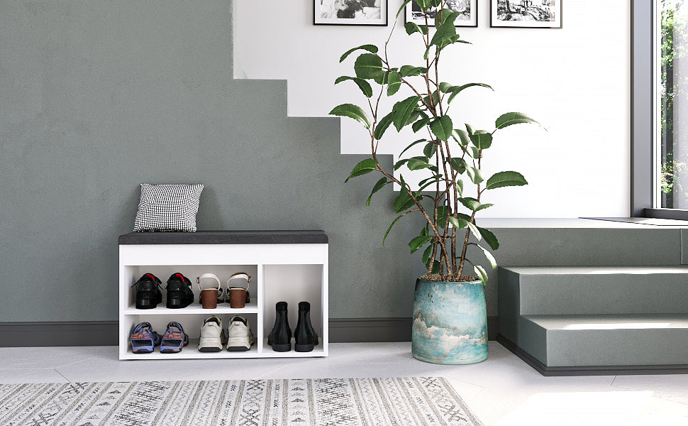 Schuhbank mit Sitzfläche, Garderobenbank | Sofia 8