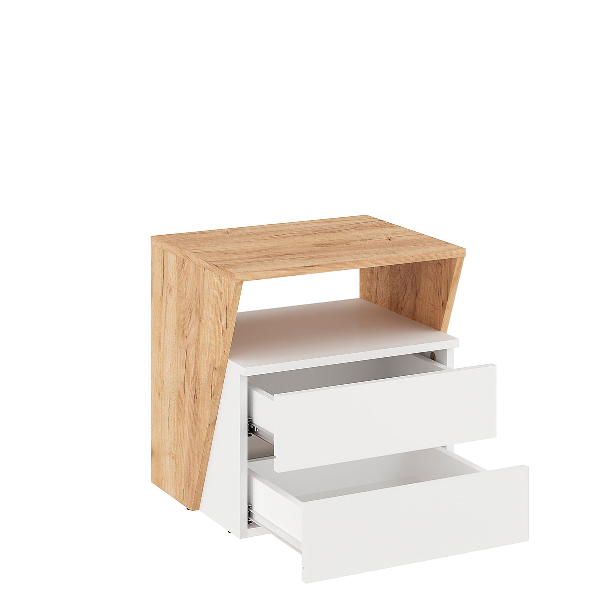 Nachttisch mit 2 Schubladen | Shift