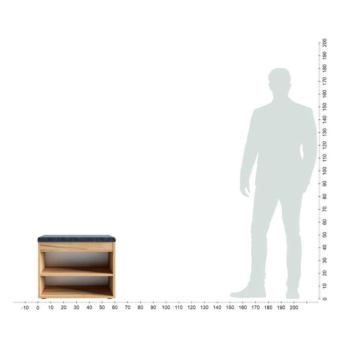 Schuhbank mit Sitzfläche | Sofia 60