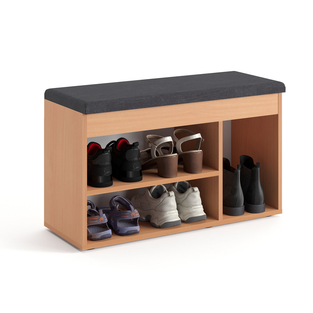 Schuhbank mit Sitzfläche, Garderobenbank | Sofia 8