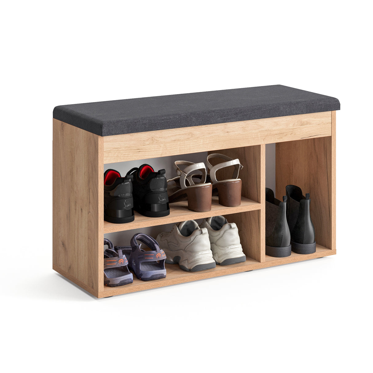 Schuhbank mit Sitzfläche, Garderobenbank | Sofia 8