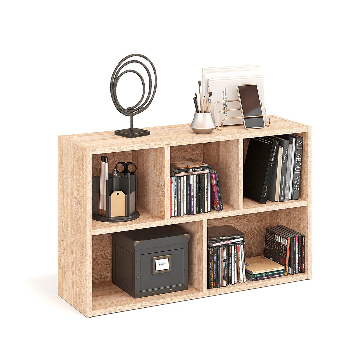 Regal Schmal mit 5 Fächern | Sola 5