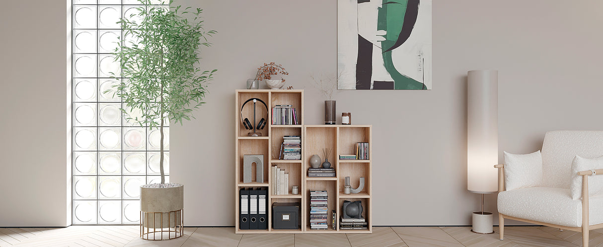 Regal Schmal mit 5 Fächern | Sola 5