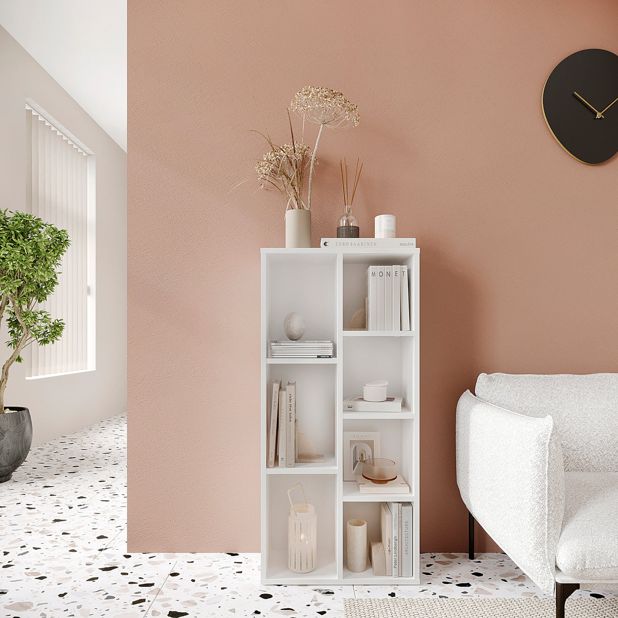 Regal Schmal mit 7 Fächern | Sola 7