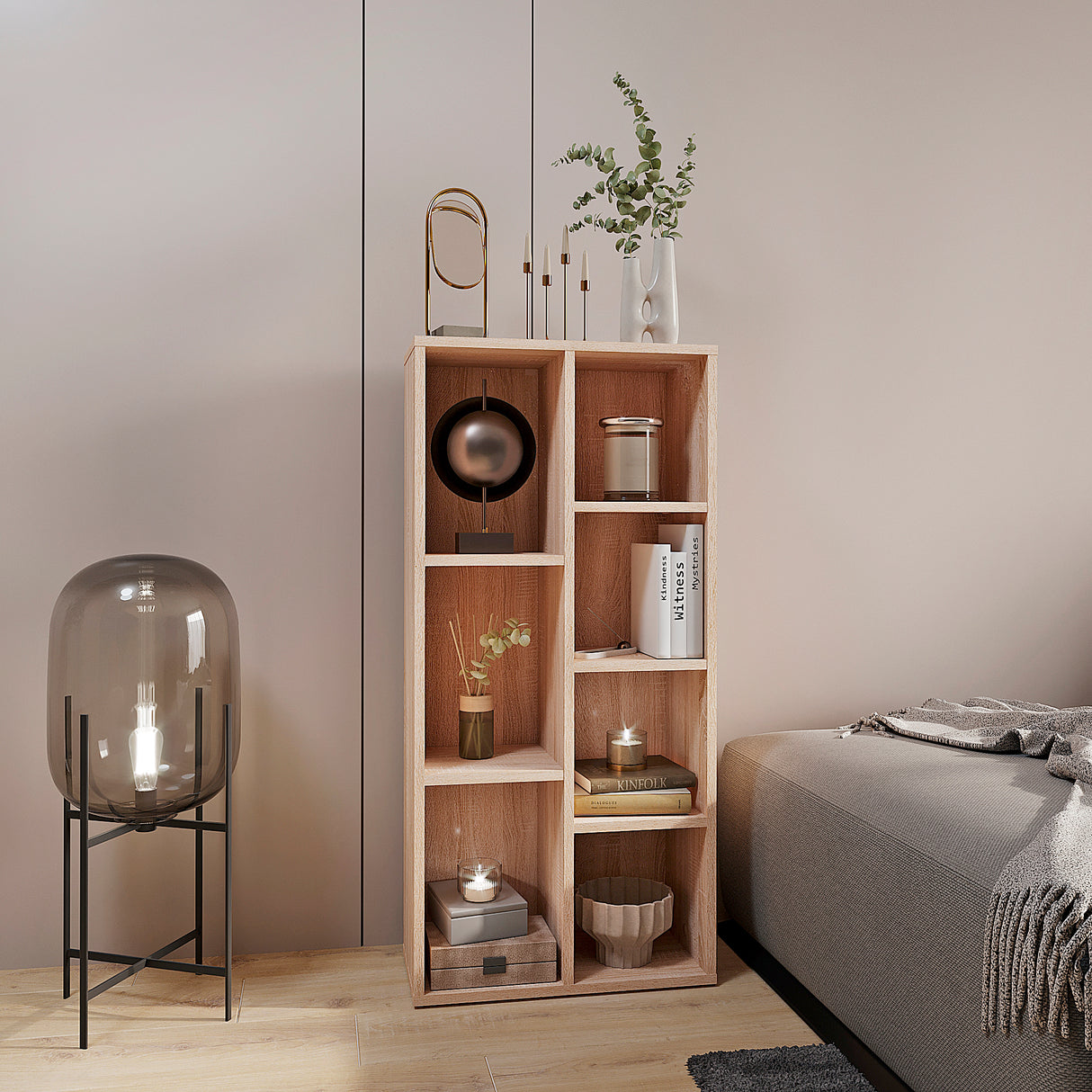 Regal Schmal mit 7 Fächern | Sola 7