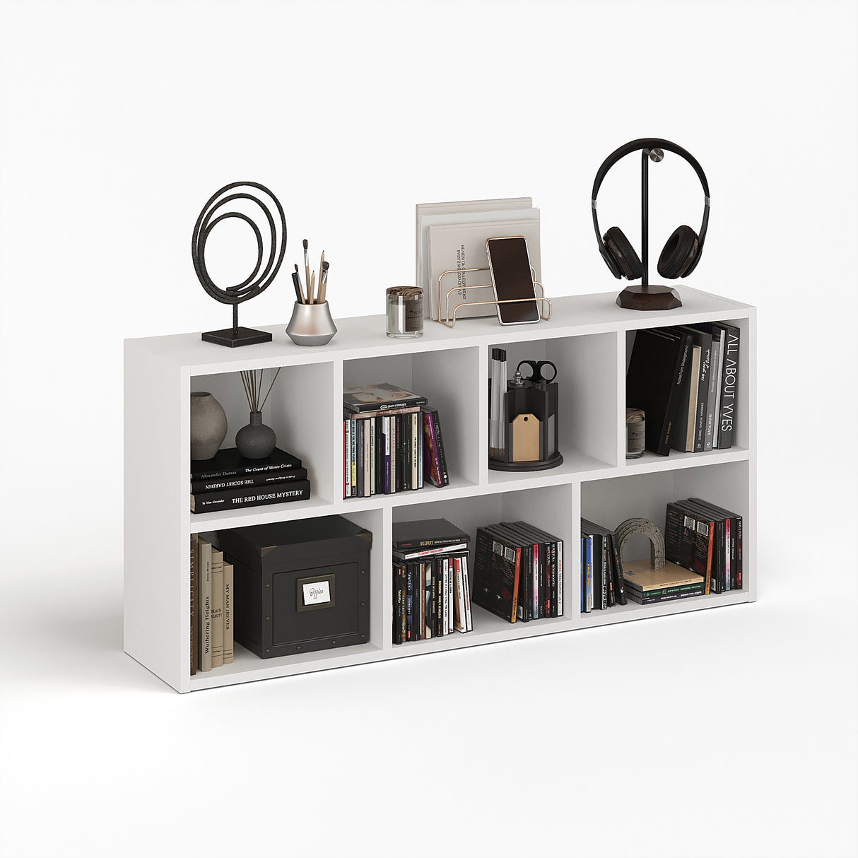 Regal Schmal mit 7 Fächern | Sola 7