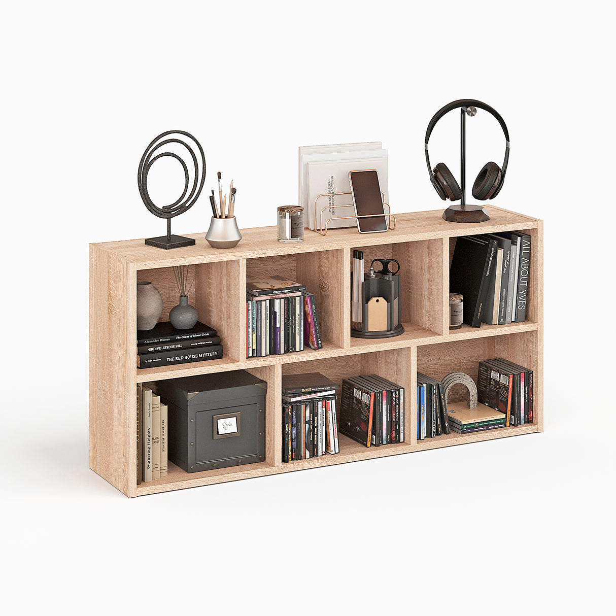 Regal Schmal mit 7 Fächern | Sola 7