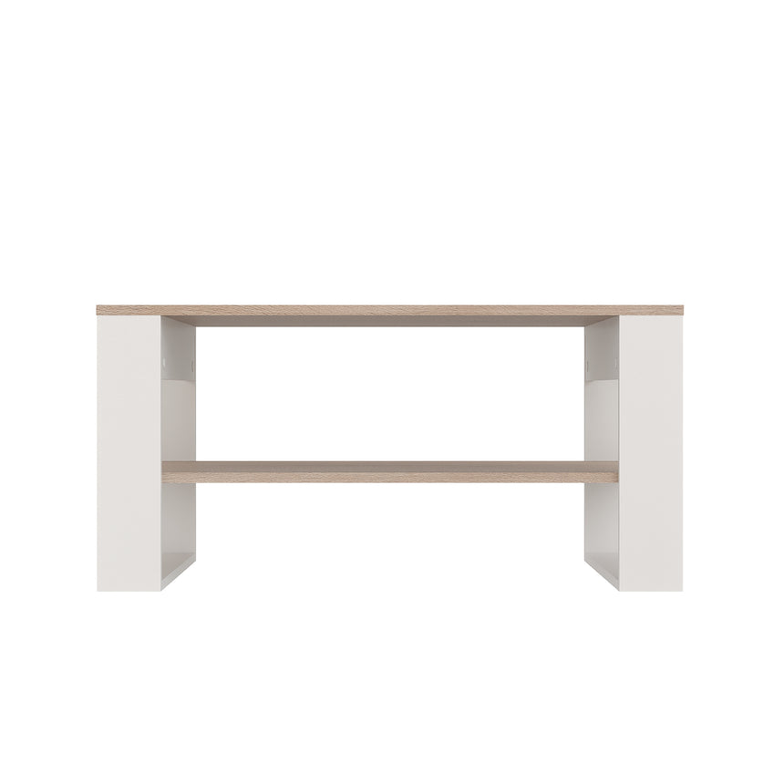 Tavolino da salotto TOKI — Rovere Sonoma / Bianco