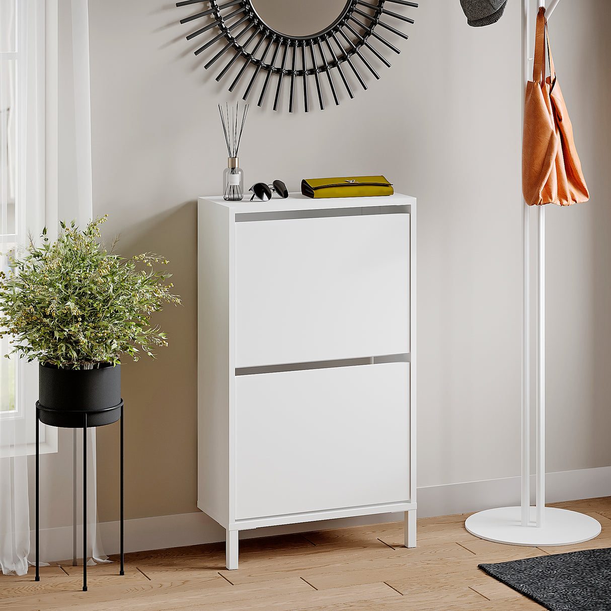 Schuhregal Geschlossen mit 2 Klappen | Trek 2