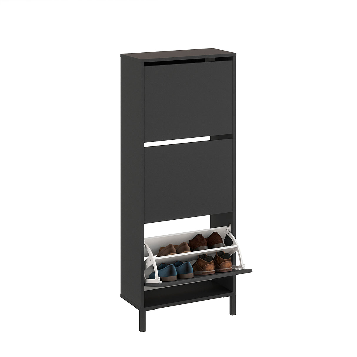 Schuhregal Geschlossen mit 3 Klappen | Trek 3