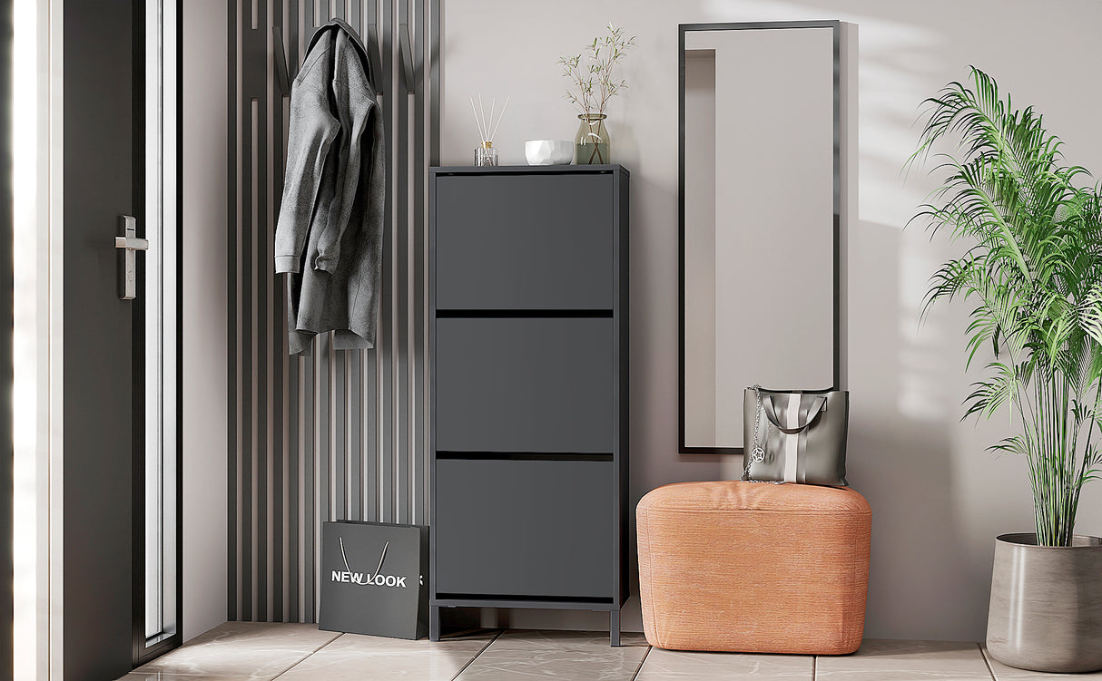 Schuhregal Geschlossen mit 3 Klappen | Trek 3