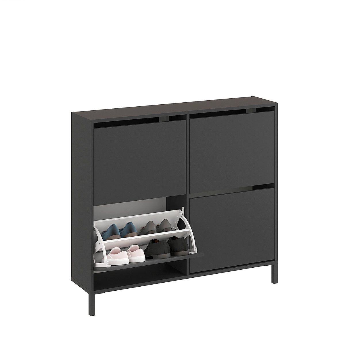 Schuhregal Geschlossen mit 4 Klappen | Trek 4