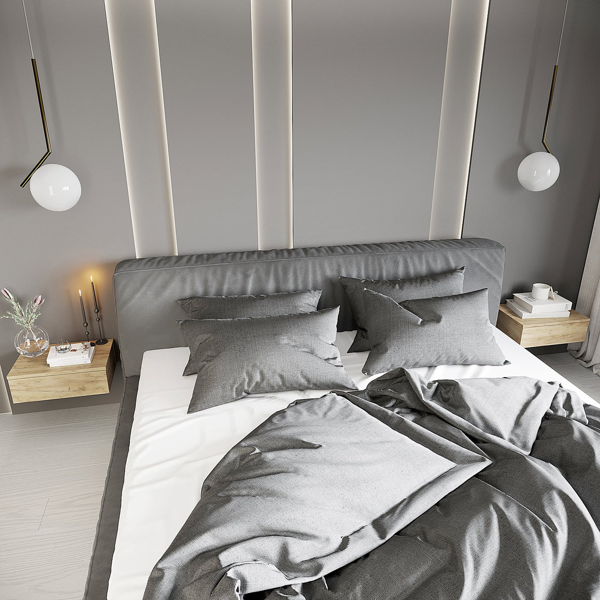 Nachttisch Hängend | Monaco 2er Set