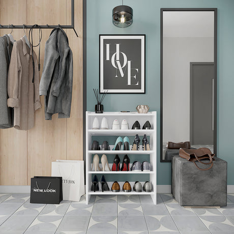 KOMTO Schuhregal Schmal mit 4 Ebenen | Elexis 4