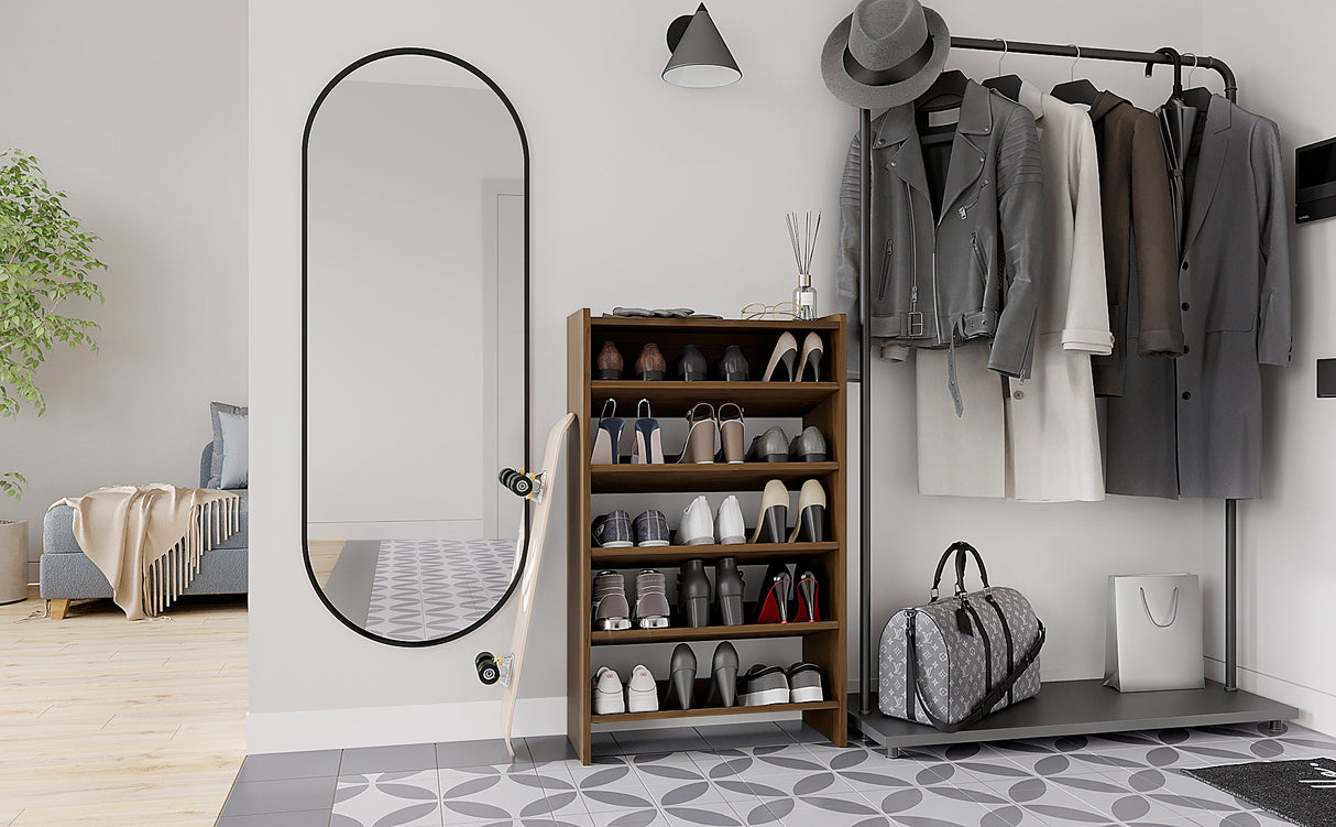 KOMTO Schuhregal Schmal mit 5 Ebenen | Elexis 5