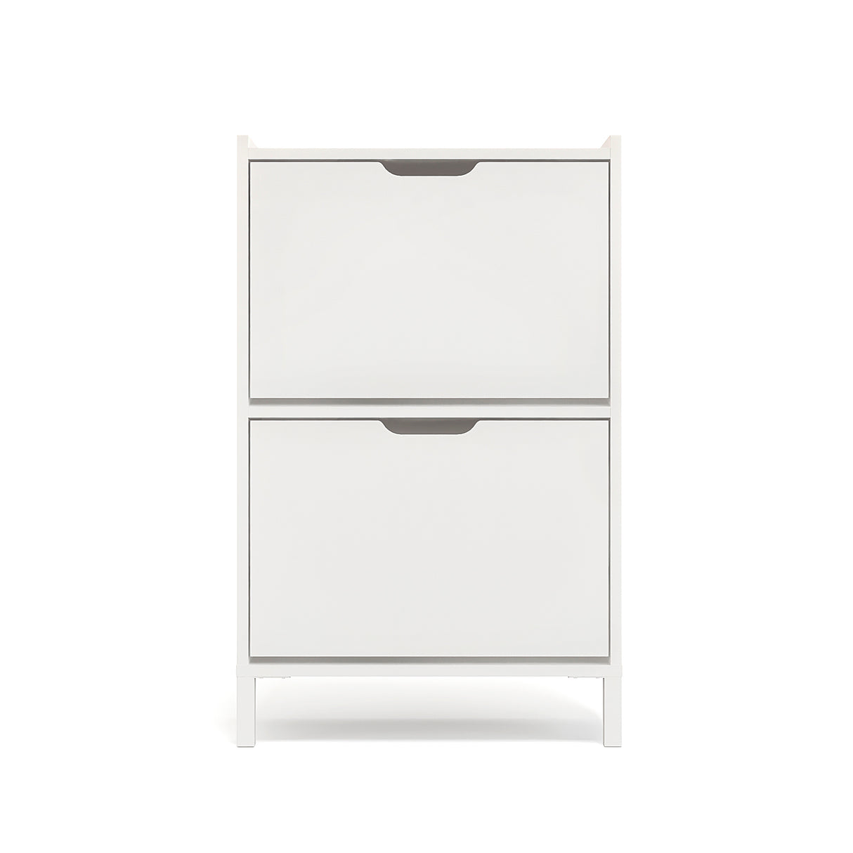 KOMTO Schuhschrank Schmal mit 2 Klappen | Madrid 2