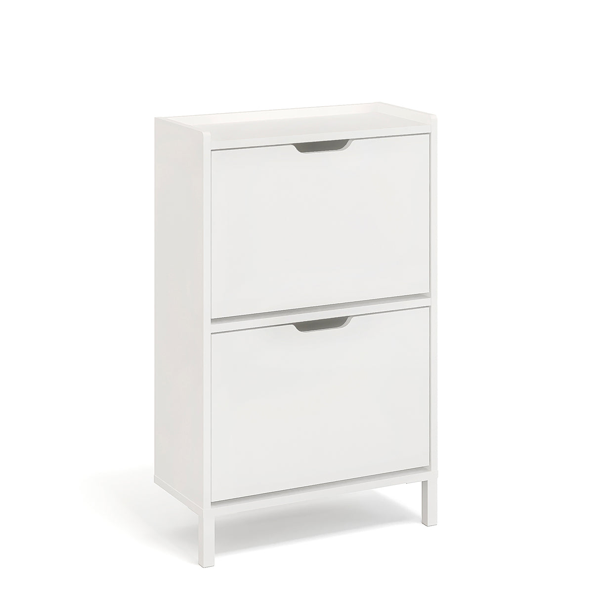 KOMTO Schuhschrank Schmal mit 2 Klappen | Madrid 2