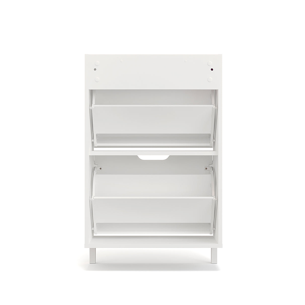 KOMTO Schuhschrank Schmal mit 2 Klappen | Madrid 2