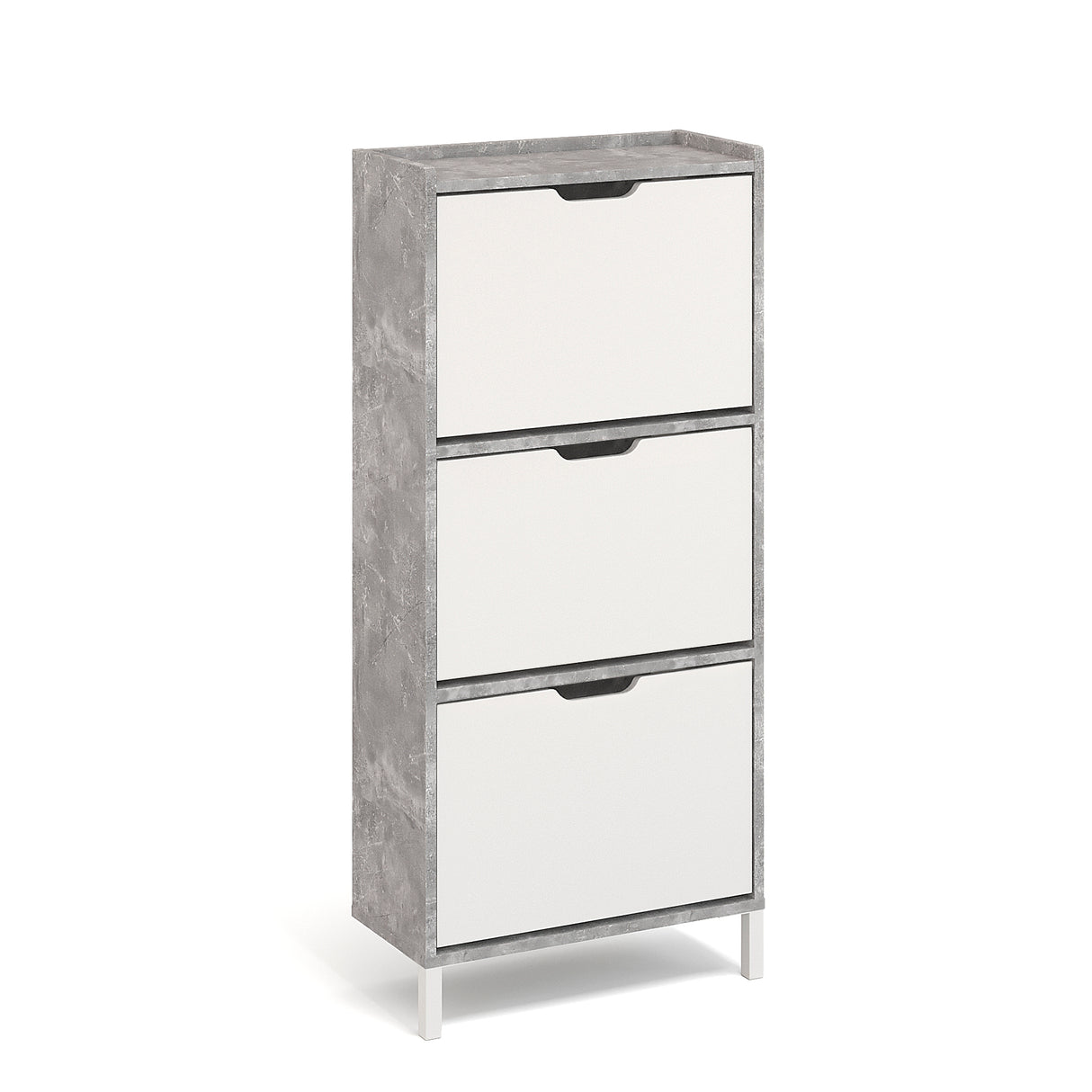 Schuhschrank Schmal mit 3 Klappen | Madrid 3