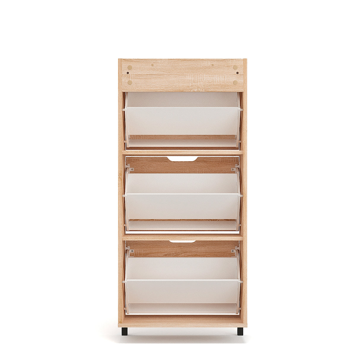 Schuhschrank Schmal mit 3 Klappen | Madrid 3