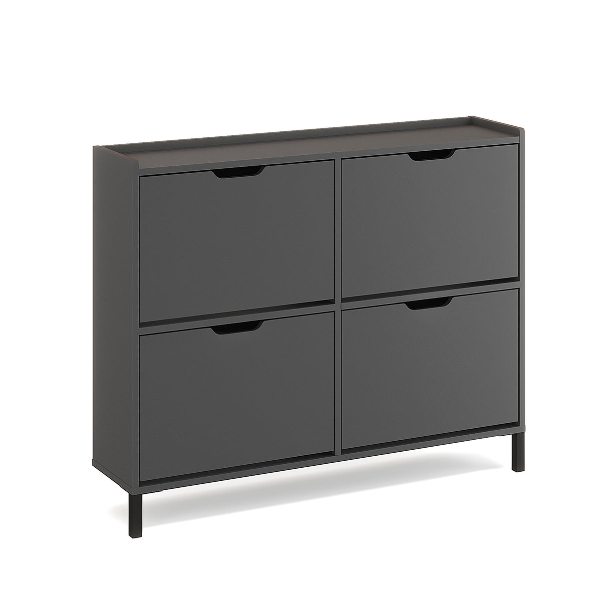 Schuhschrank Schmal mit 4 Klappen | Madrid 4