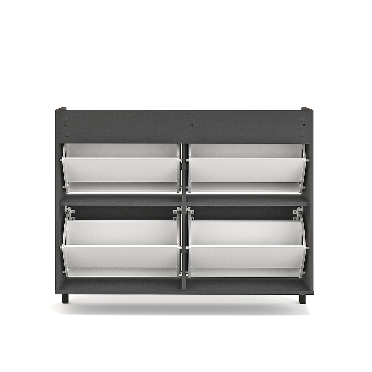 Schuhschrank Schmal mit 4 Klappen | Madrid 4