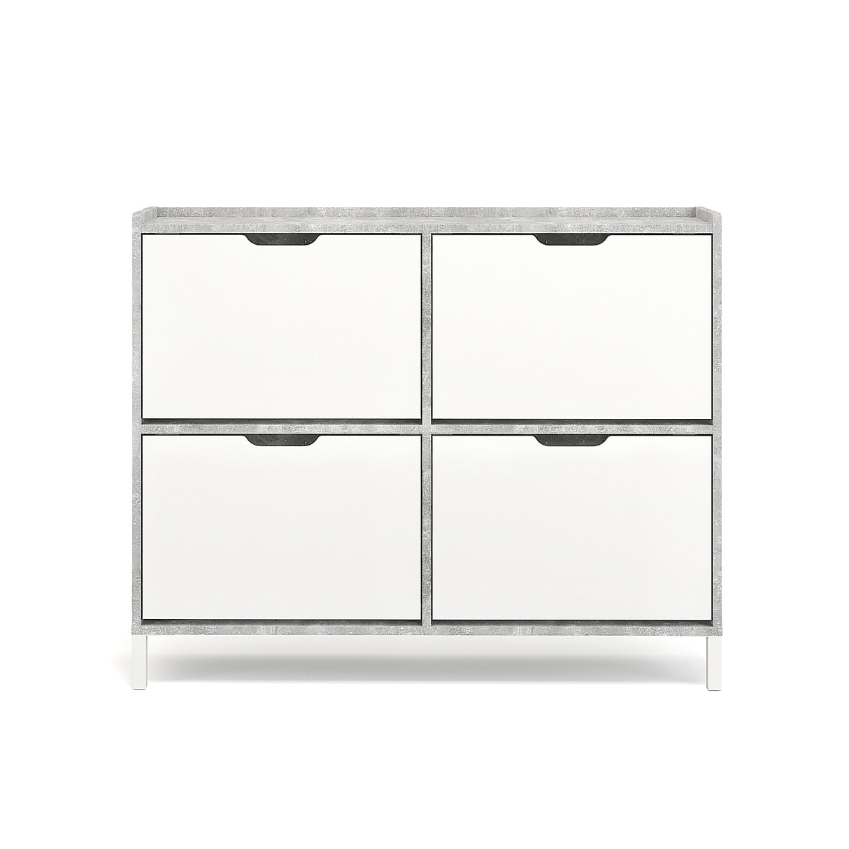 Schuhschrank Schmal mit 4 Klappen | Madrid 4