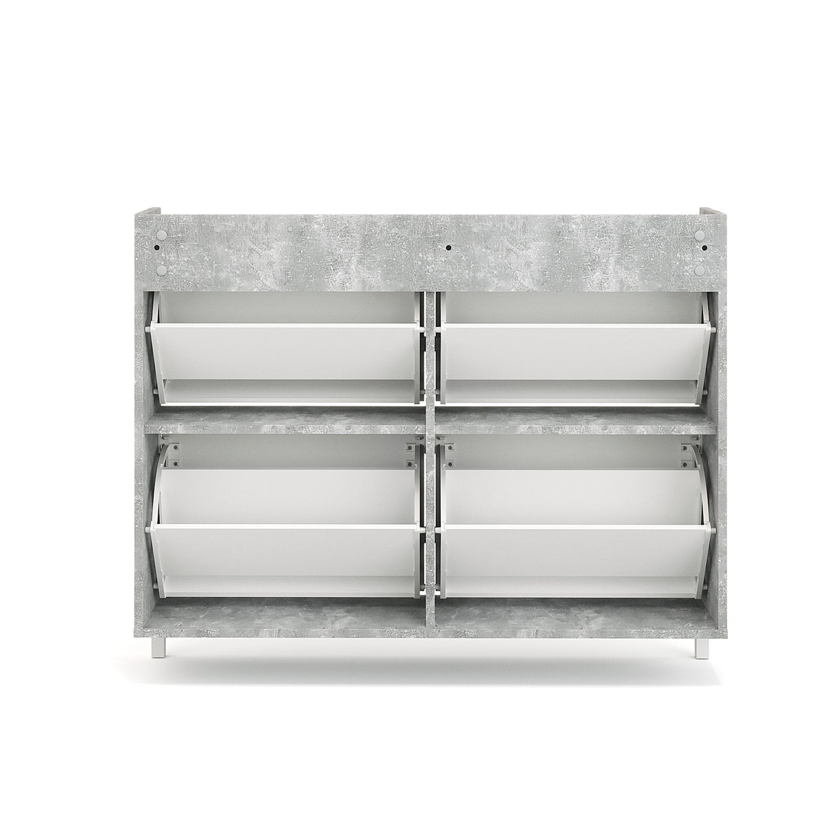 Schuhschrank Schmal mit 4 Klappen | Madrid 4