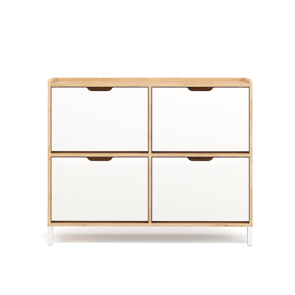 Schuhschrank Schmal mit 4 Klappen | Madrid 4