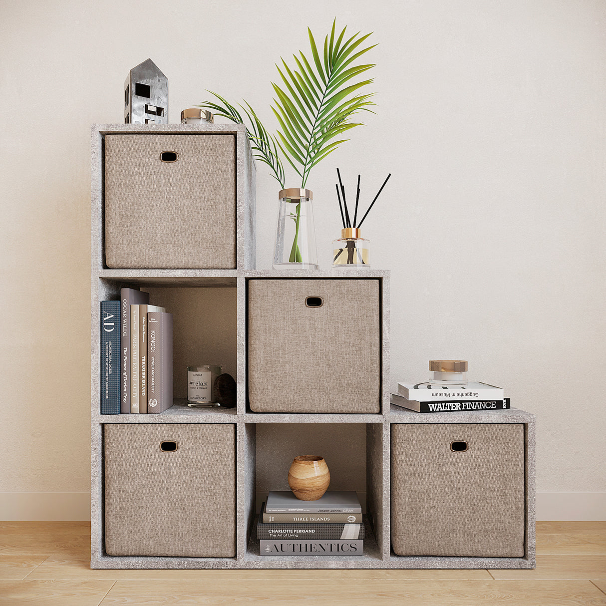 Treppenregal Stufenregal mit 6 Fächern | Vexo 6