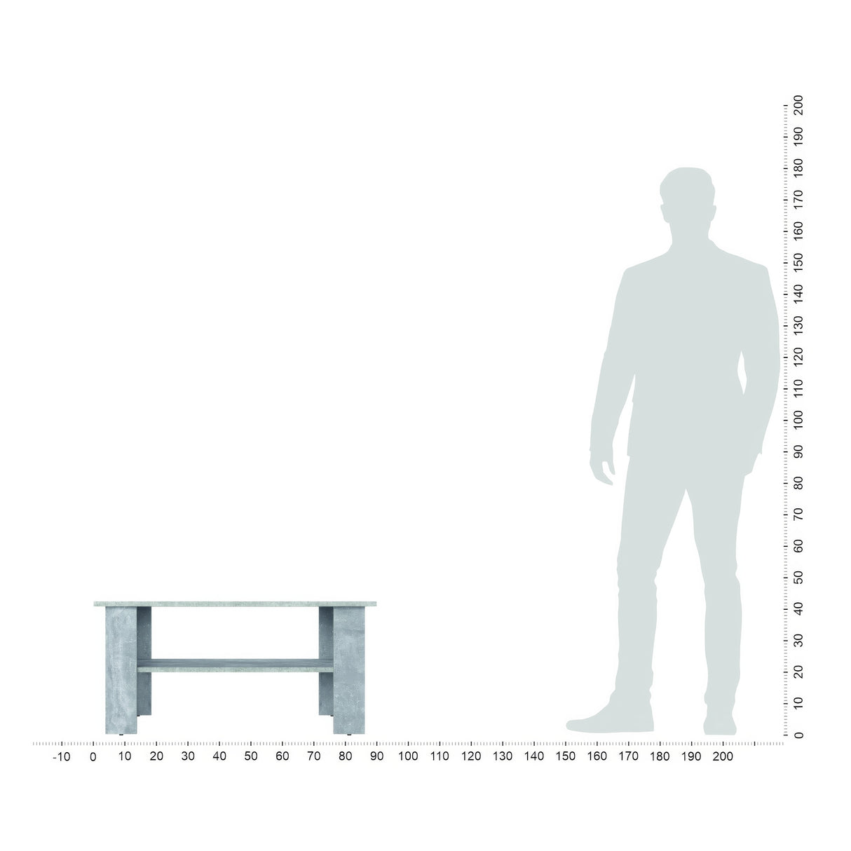 Couchtisch Rechteckig | Vienna 90