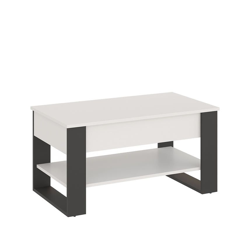 Mesa de centro WIRE — Blanco / Antracita
