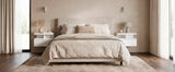 Comodino MONACO 2T, set da 2 — Bianco