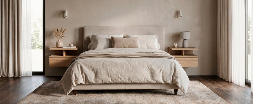 Comodino MONACO 2T, set da 2 — Rovere Sonoma